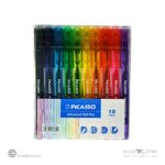 روان نویس1/0ژل بسته10رنگ پیکاسو کدGP-112