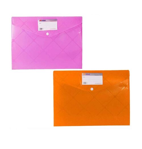 پاکت دکمه دار A4 دوبل جاکارتی فیروزه ای سوپربایند