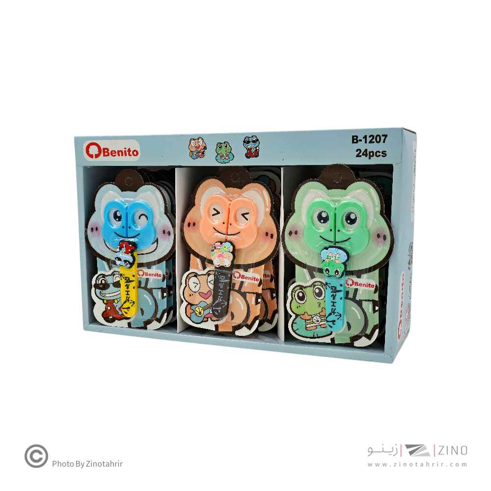 عکس قیچی غلاف دار فانتزی بنیتو کدB-1207 تولید بنیتو در گروه ابزار برش, ابزار طراحی و هنری, لوازم طراحی و هنری با وضوح بالا.