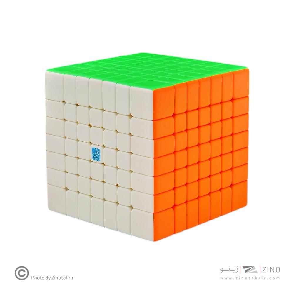 عکس روبیک7*7 مویو میلانگ ورژن2 خودرنگ کدMF8816 تولید برند روبیک با نمایش جزئیات ظاهری در بازی فکری, روبیک.