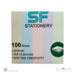 پست ایت100برگ76*15.2الوان موراندی 5تکه اس اف کدSF-320