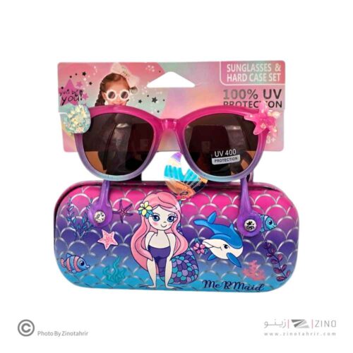 عینک آفتابی یووی400 با کیف وست یونی کورن کدU2075-6