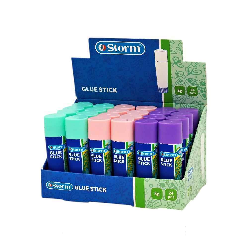 تصویر واقعی چسب ماتیکی8گرم پاستلی استورم کد111608 برند استورم، معرفی کالا در دسته‌بندی چسب ماتیکی.