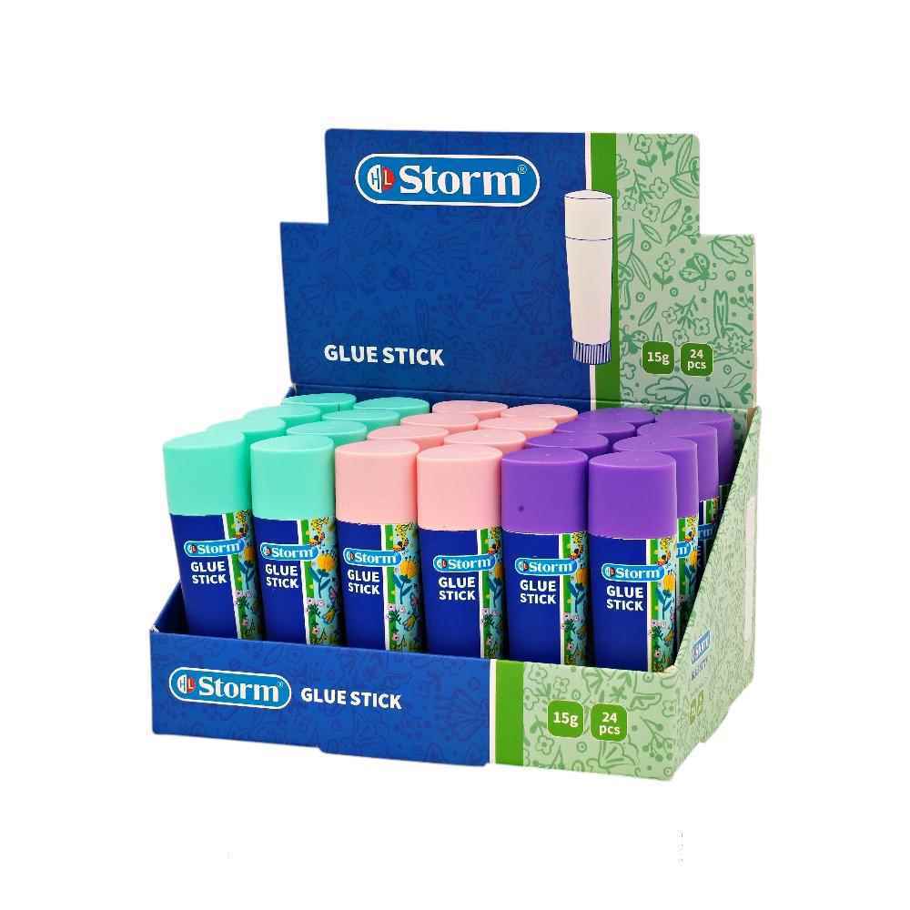عکس چسب ماتیکی15گرم پاستلی استورم کد111615 برند استورم در دسته چسب ماتیکی جهت نمایش جزئیات طراحی.
