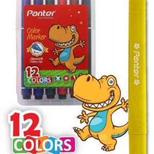 ماژیک نقاشی 12رنگ سه گوش دکتر پنتر کدTCM542-12