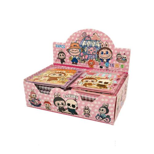 دفتریادداشت فانتزی(طرح لبوبو) همراه با استیکر کد001 یاکدXAC-003