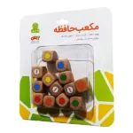 اسباب بازی مکعب حافظه چوبی بیس تویز