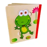 اسباب بازی جورچین کتابی چوبی