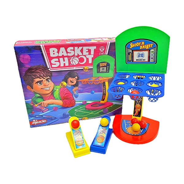 تصویر واضح اسباب بازی بسکت شوت برند میراکل با پس‌زمینه سفید از گروه اسباب بازی, اسباب بازی سرگرمی.