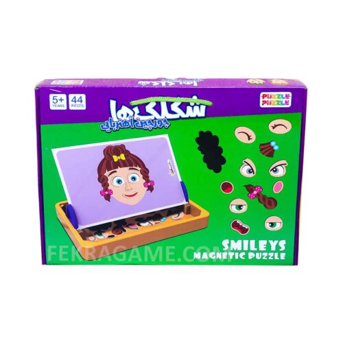 اسباب بازی جورچین آهنربایی شکلک ها