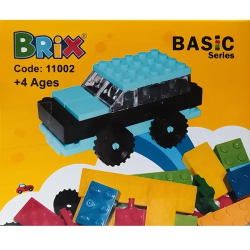 اسباب بازی خانه سازی ریز32 قطعه ماشین بریکس