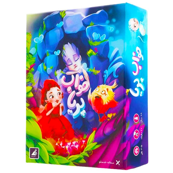 بازی فکری خواب پریا برند ناترینگ از گروه بازی فکری, بازی گروهی با تمرکز بر بافت و رنگ.