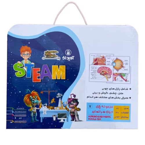 بازی فکری پازل اجزای سر