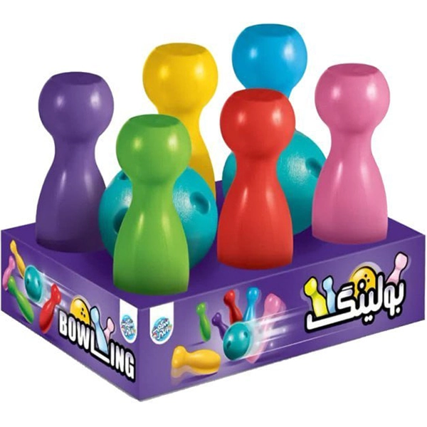 عکس اسباب بازی بولینگ کوچک شگفت انگیز برند شگفت انگیز در دسته اسباب بازی, اسباب بازی سرگرمی، تصویر طبیعی و واضح محصول.