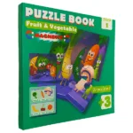 بازی فکری پازل بوک مگنتی میوه و سبزی 27قطعه