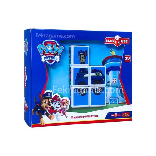 بازی ساختنی مکعب مگنتی پنج تایی سگ نگهبان