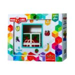 بازی ساختنی مکعب مگنتی چهار تایی میوه ها