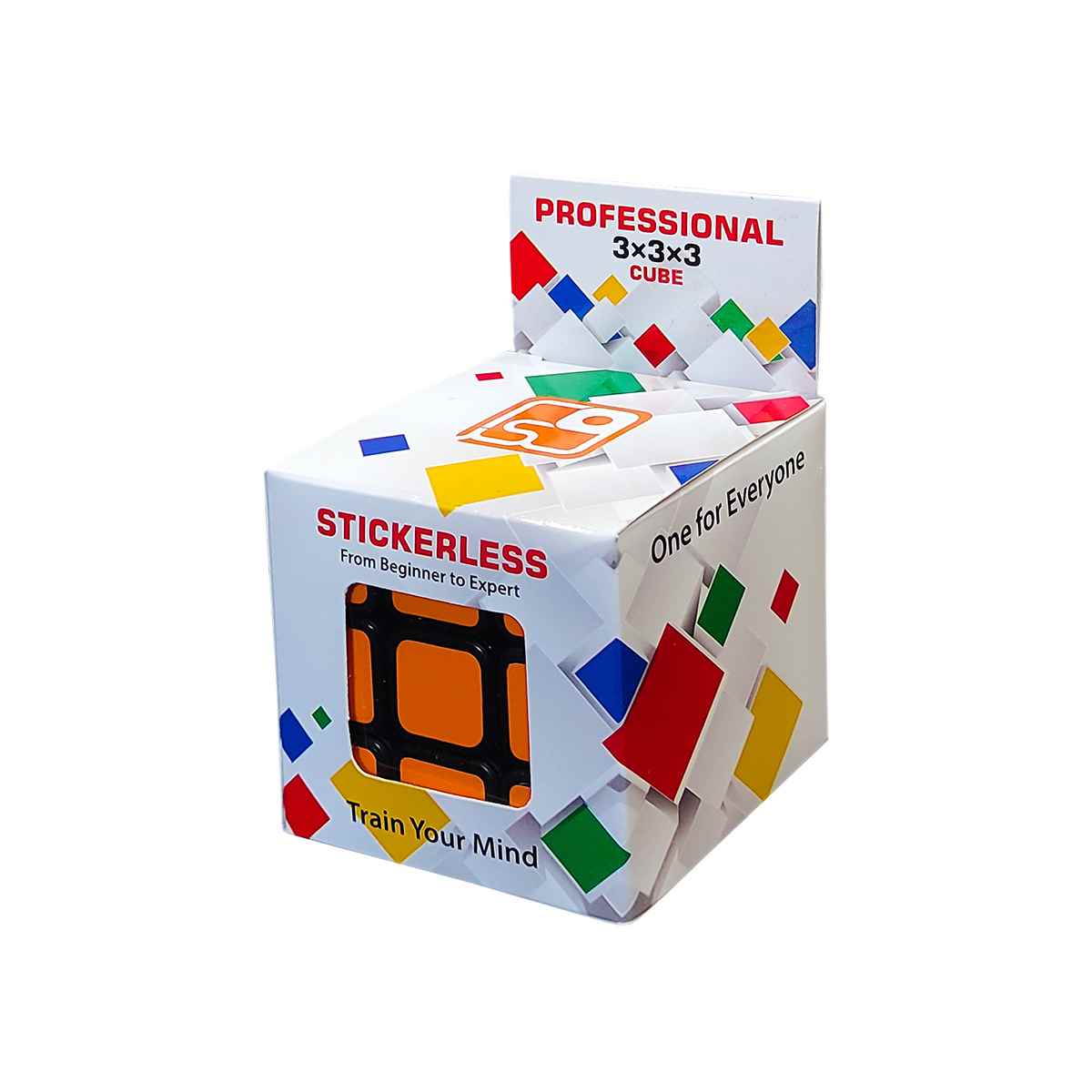 تصویر رسمی بازی فکری روبیک برچسب دار مشکی فکرا تولید فکراگیم در فروشگاه آتروتوی برای بازی فکری, روبیک.