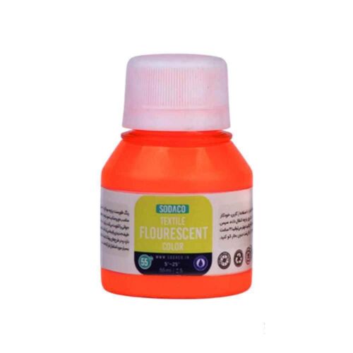 رنگ پارچه55میل سوداکو نارنجی فلورسنت کد02805