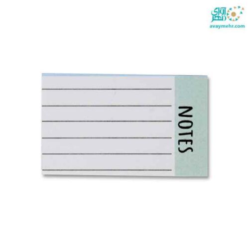 استیک نوت فانتزی 50 برگ سفید 4.5*7 کتیبه (تک جلدی)
