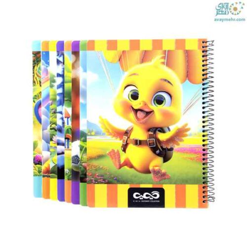 دفتر وزیری 80 برگ فنری جلد ویژه کیمیا