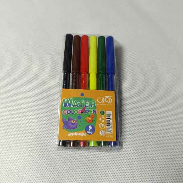 ماژیک نقاشی 6 رنگ طلقی 3912 آوات (24عددی)