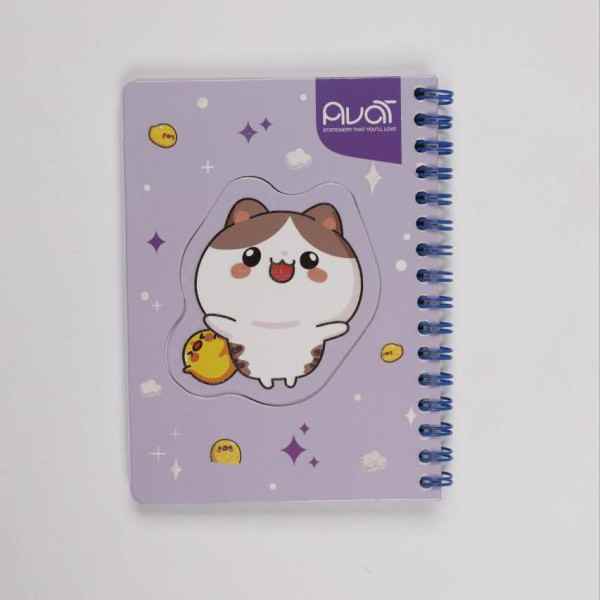 دفتر یادداشت فنر دوبل 10*15 استیکری 6905 آوات (40جلدی)