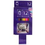 مداد رنگی 12رنگ  جعبه مقوایی ام کیو