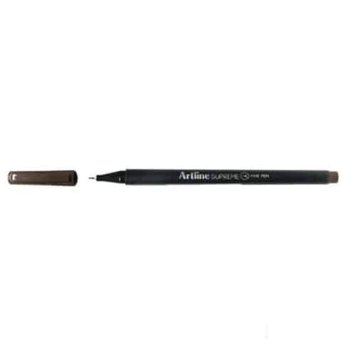 روان نویس نوک نمدی قهوه ای تیره سوپریم آرتلاین کدEPFS200DARKBROWN