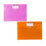 پاکت دکمه دار A4 دوبل جاکارتی فیروزه ای سوپربایند