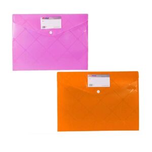 پاکت دکمه دار A4 دوبل جاکارتی فیروزه ای سوپربایند