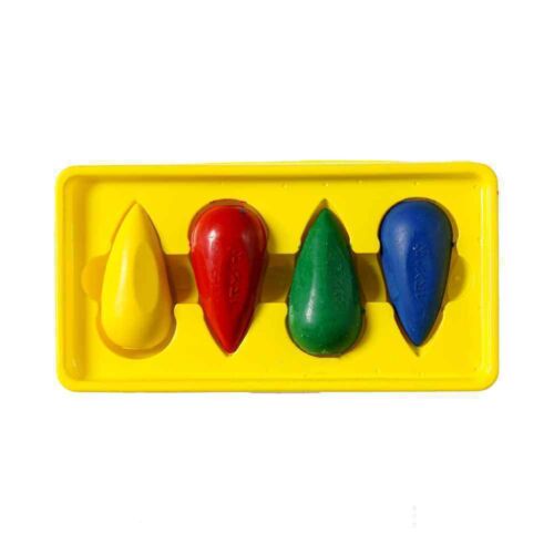 پاستل روغنی 4رنگ مقوایی دوکی آریا کد2050*48عدد*