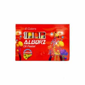 پاستل روغنی6رنگ باتراش البرز