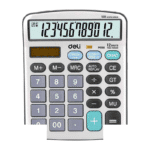 ماشین حساب رومیزی 2صفر12رقم دلی EM19810