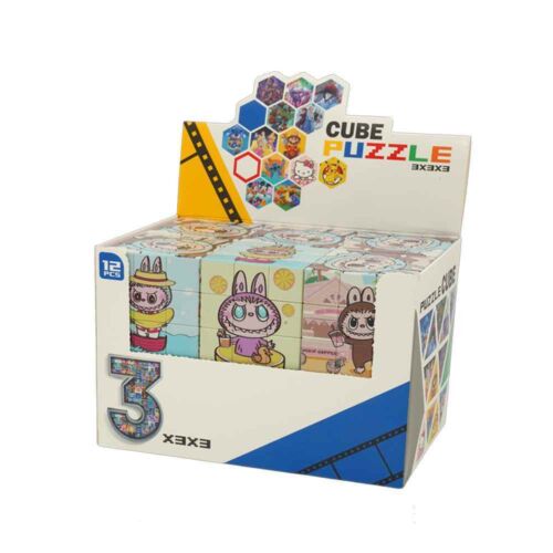 بازی فکری ساختنی روبیک3*3(طرح لبوبو) کد990