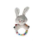 جغجغه پارچه ای طوسی 3طرح