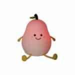 چراغ خواب سیلیکونی گلابی کدZH-126