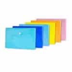 پاکت دکمه دار A4 بنفش سوپربایند