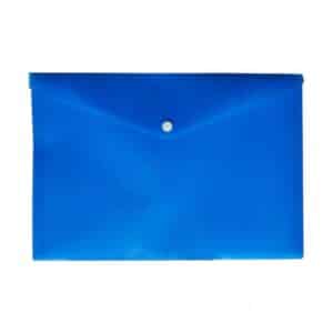 پاکت دکمه دار A4 آبی سوپربایند