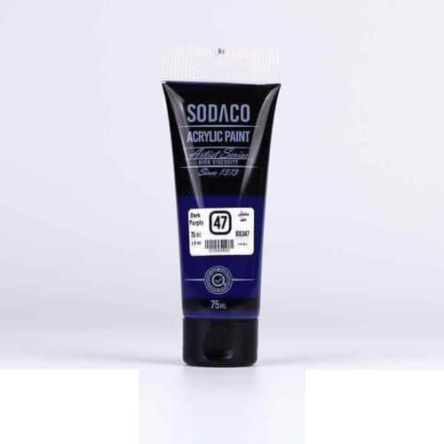 اکریلیک ساده تیوپی75میل سوداکو بنفش سیر کد08347