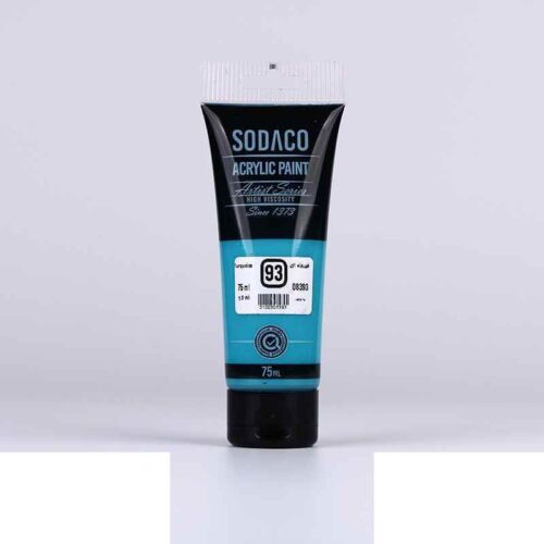 اکریلیک ساده تیوپی75میل سوداکو فیروزه ای کد08393