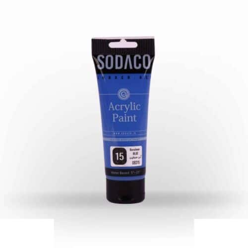 اکریلیک ساده تیوپی75میل سوداکو آبی سرولین کد08315