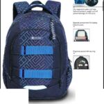 کوله پشتی طرحSKATER با پشتی طبی شوتای سرمه ای کدG11-48