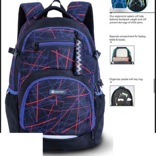 کوله پشتی طرحSPARK با پشتی طبی شوتای سرمه ای کدG15-66