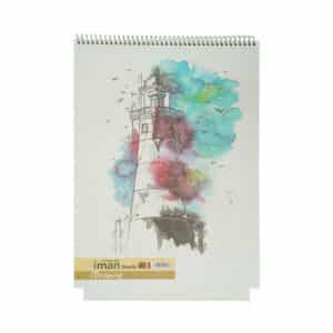 دفترطراحی40برگ 24*34 ایمان کد8529 (12عددی)