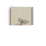 دفتریادداشت 100برگ 140*210 بی خط سیمی کلاسیک کرجی الیپون کد294