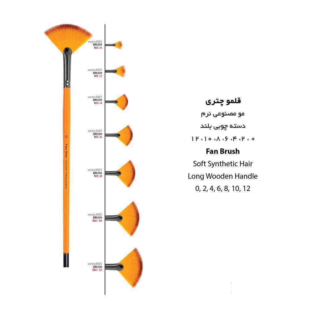 قلموبادبزنی شماره 12 مونرم پارس آرتیست سری 3025 - Image 2