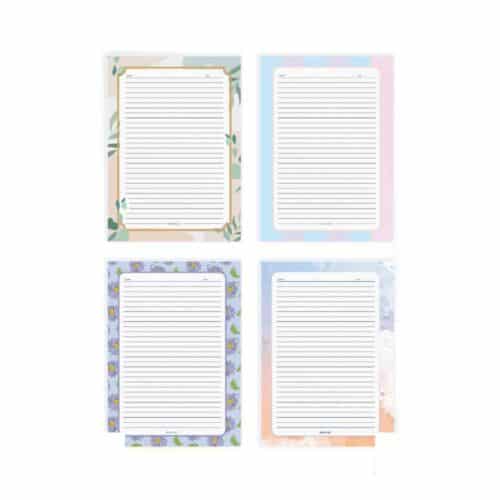 کاغذA4 خطدار50برگ فانتزی طرح دار میکرو کدJ52