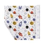 کاغذ کادو دورو ایمان طرح گلکسی ومپ3کد0349