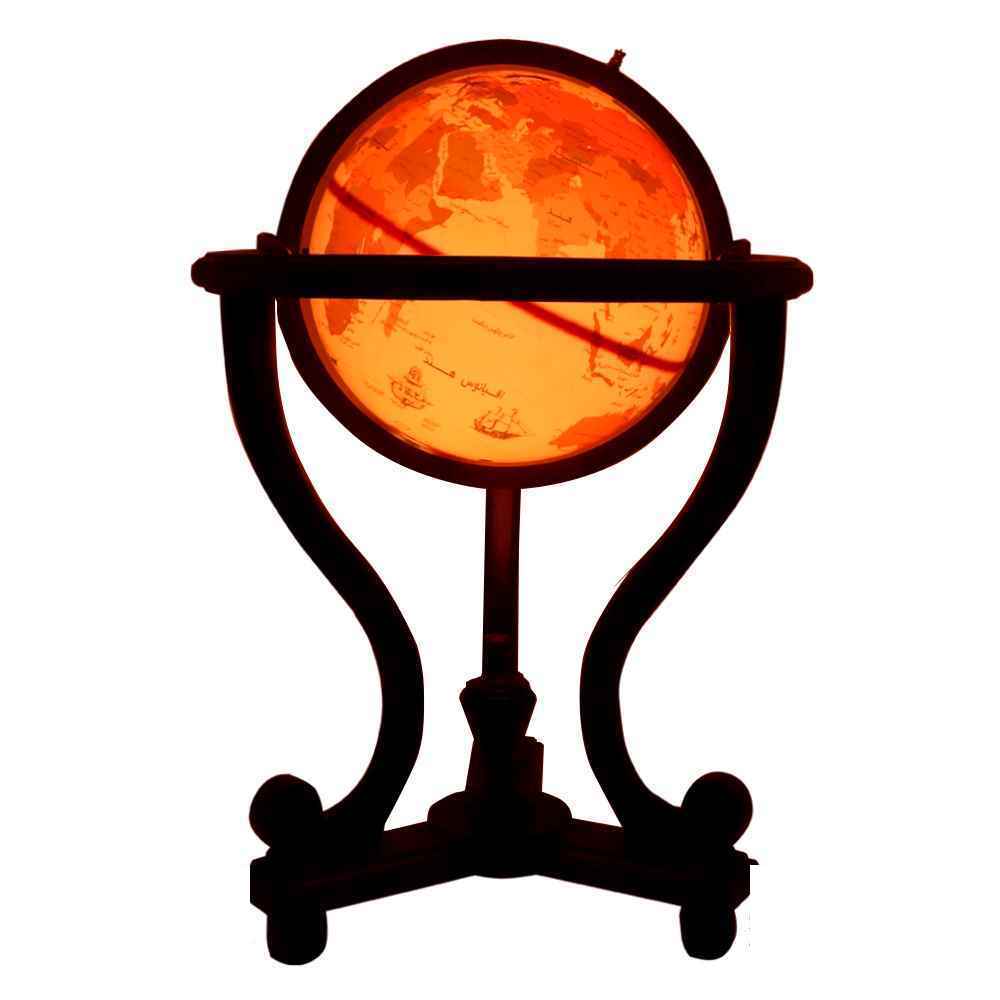 کره جغرافیایی سایز30پایه چوبی کنار مبلی ایده کد131 - Image 2